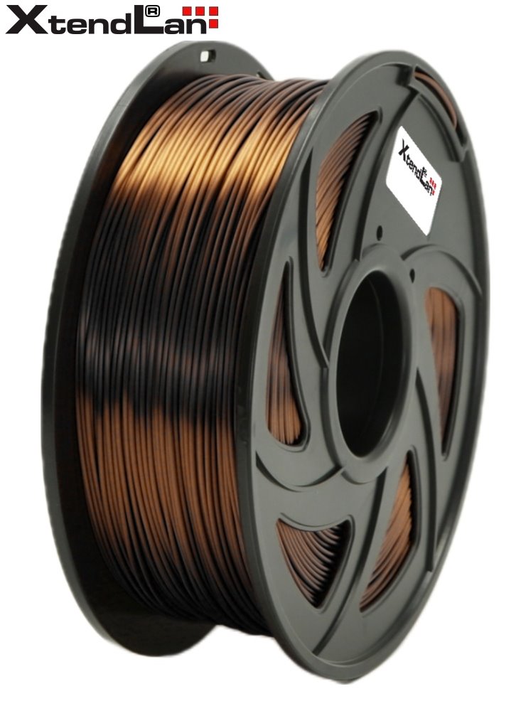 XtendLAN PETG filament 1,75mm měděné barvy 1kg 3DF-PETG1.75-CR 1kg