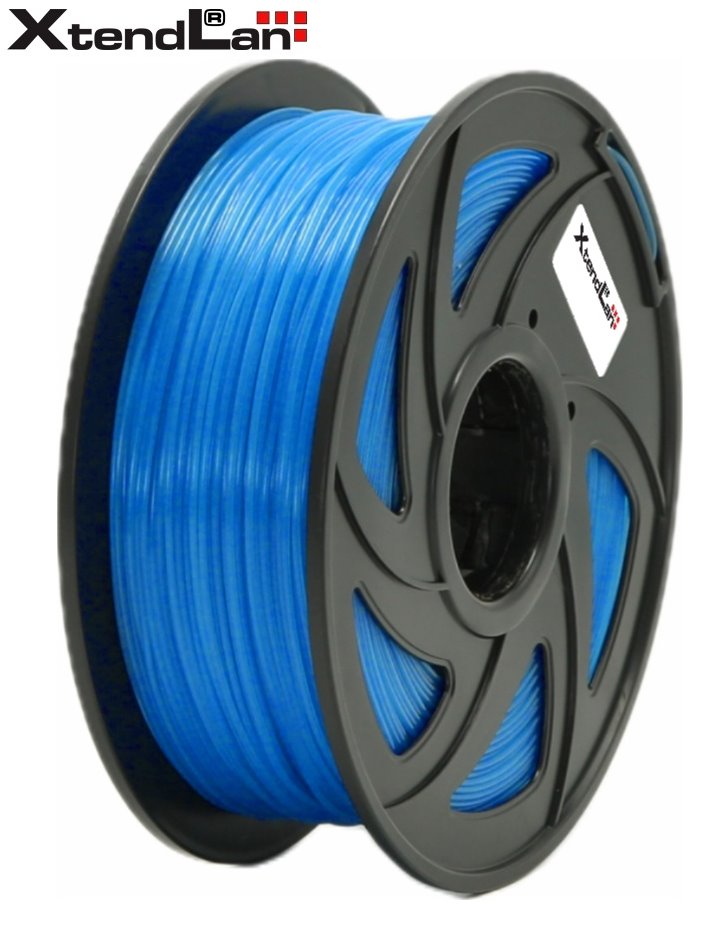 XtendLAN PETG filament 1,75mm modrý poměnkový 1kg 3DF-PETG1.75-KBL 1kg