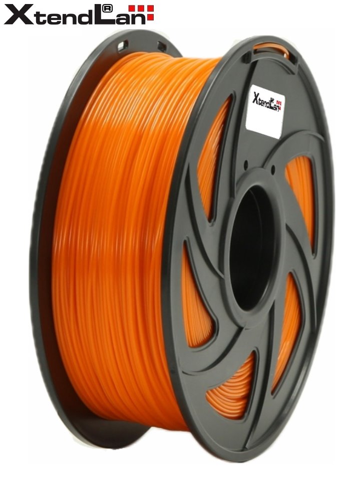 XtendLAN PETG filament 1,75mm pomerančově žlutý 1kg 3DF-PETG1.75-OYL 1kg