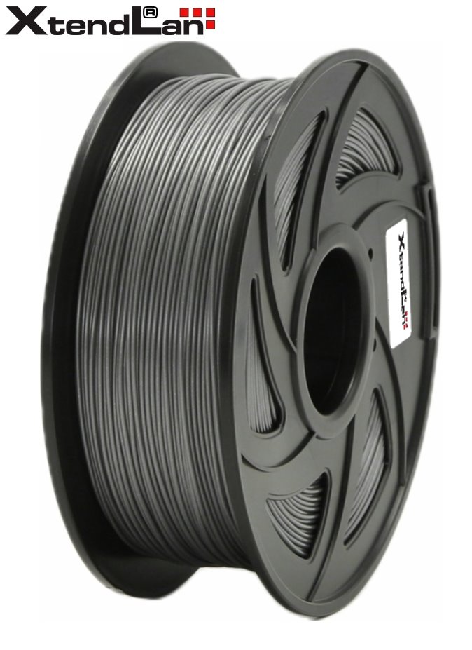 XtendLAN PETG filament 1,75mm šedý 1kg 3DF-PETG1.75-GY 1kg