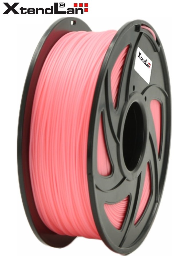 XtendLAN PETG filament 1,75mm zářivě růžový 1kg 3DF-PETG1.75-FPK 1kg