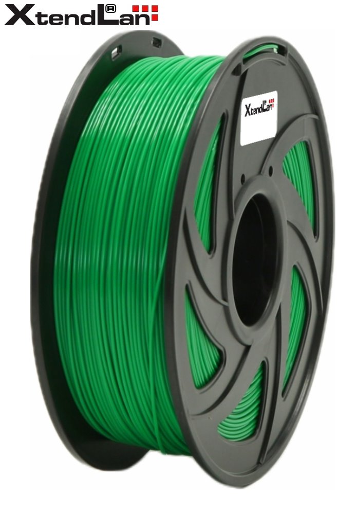 XtendLAN PETG filament 1,75mm zářivě zelený 1kg 3DF-PETG1.75-FGN 1kg