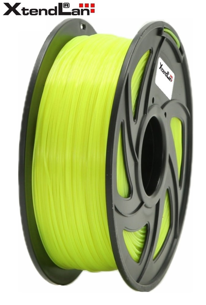 XtendLAN PETG filament 1,75mm žlutý 1kg 3DF-PETG1.75-YL 1kg