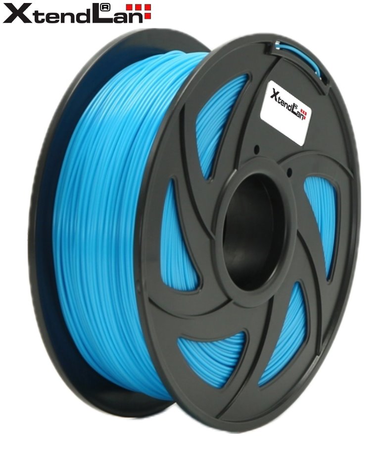 XtendLAN PLA filament 1,75mm blankytně modrý 1kg 3DF-PLA1.75-SBL 1kg