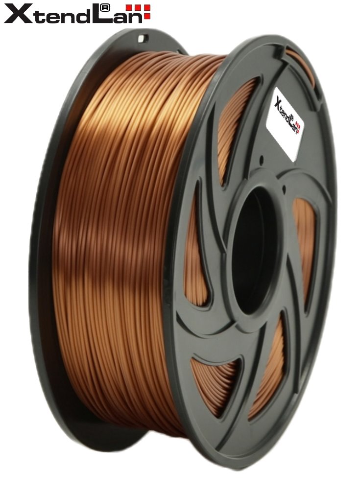 XtendLAN PLA filament 1,75mm cihlově hnědý 1kg 3DF-PLA1.75-RCR 1kg