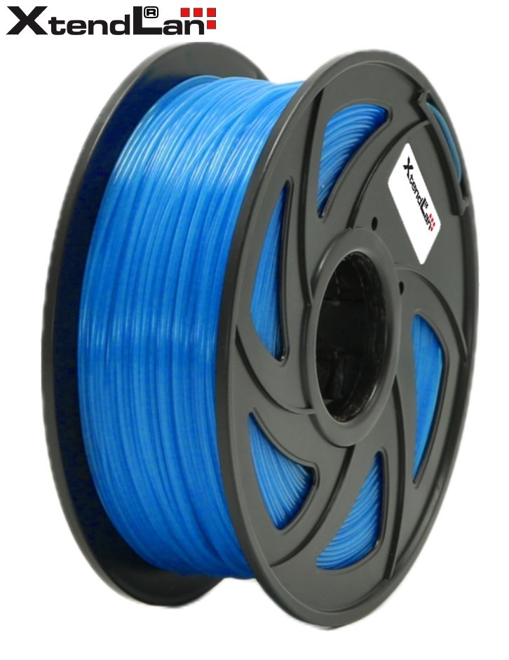 XtendLAN PLA filament 1,75mm modrý poměnkový 1kg 3DF-PLA1.75-KBL 1kg