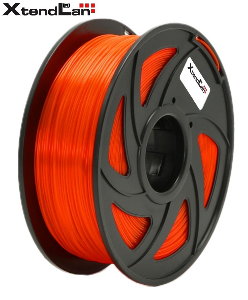 XtendLAN PLA filament 1,75mm oranžový 1kg 3DF-PLA1.75-OR 1kg