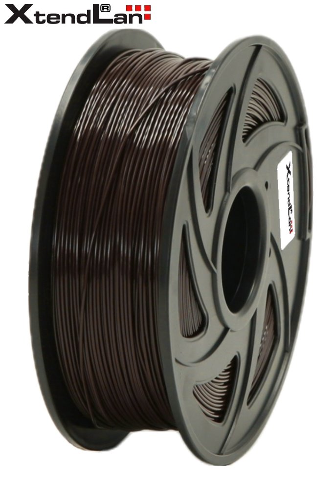 XtendLAN PLA filament 1,75mm plavě hnědý 1kg 3DF-PLA1.75-WBN 1kg