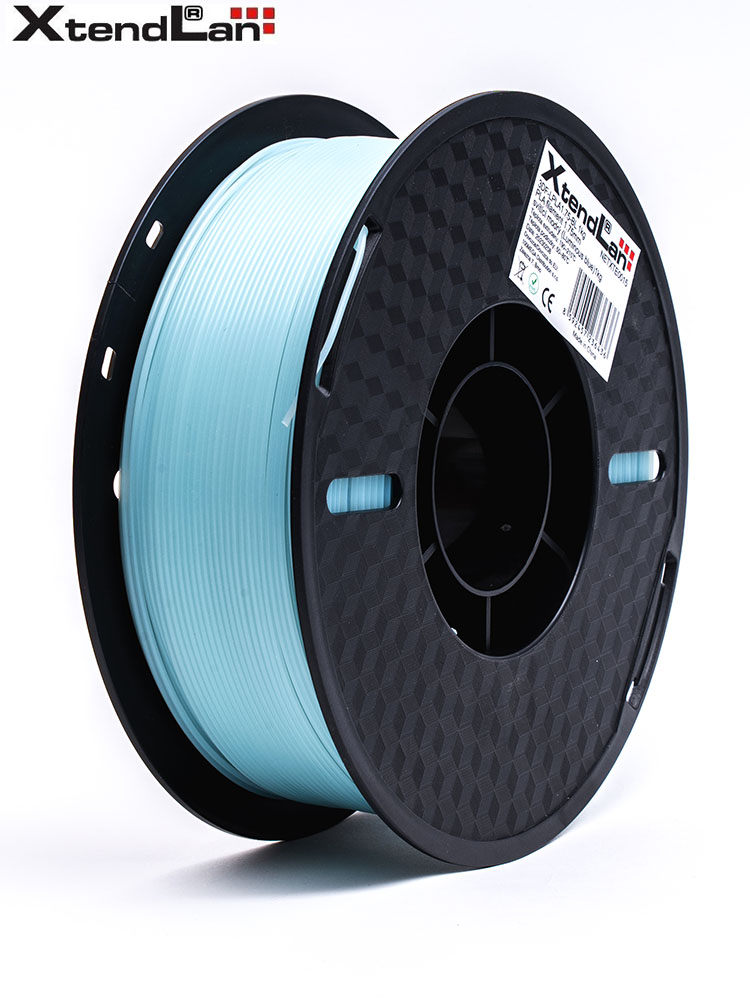XtendLAN PLA filament 1,75mm svítící modrý 1kg 3DF-LPLA1.75-BL 1kg