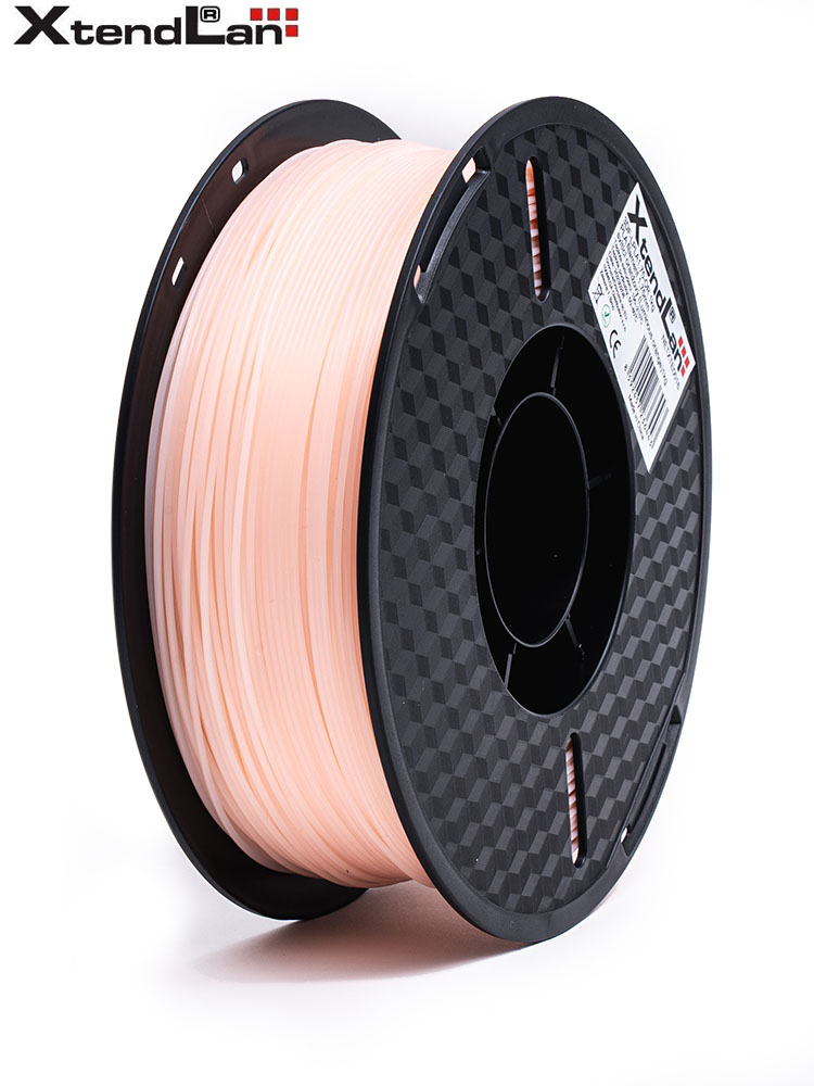 XtendLAN PLA filament 1,75mm svítící oranžový 1kg 3DF-LPLA1.75-OR 1kg