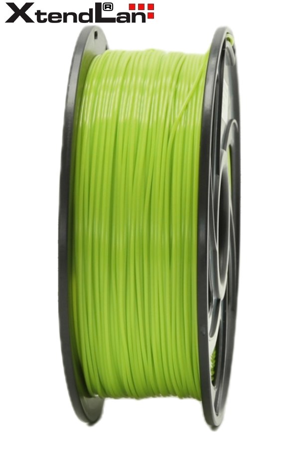 XtendLAN PLA filament 1,75mm trávově zelený 1kg 3DF-PLA1.75-GGN 1kg