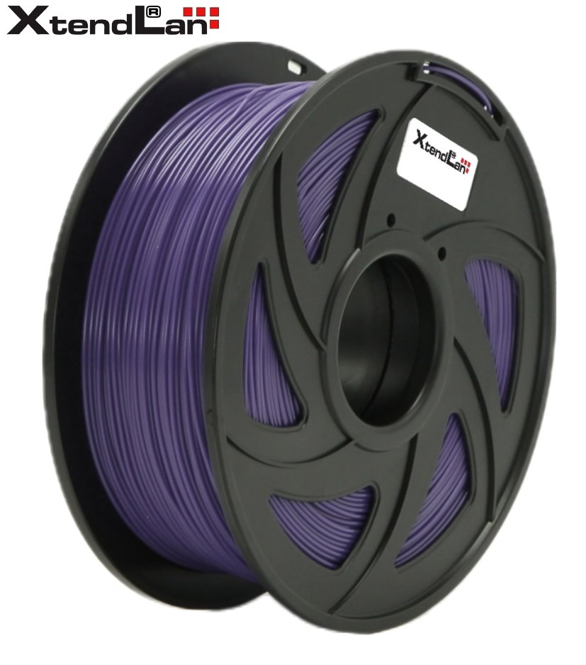 XtendLAN PLA filament 1,75mm zářivě fialový 1kg 3DF-PLA1.75-FPL 1kg