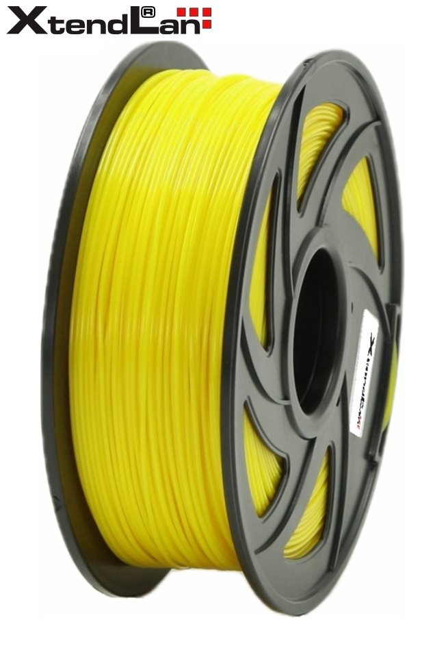 XtendLAN PLA filament 1,75mm žlutý 1kg 3DF-PLA1.75-YL 1kg