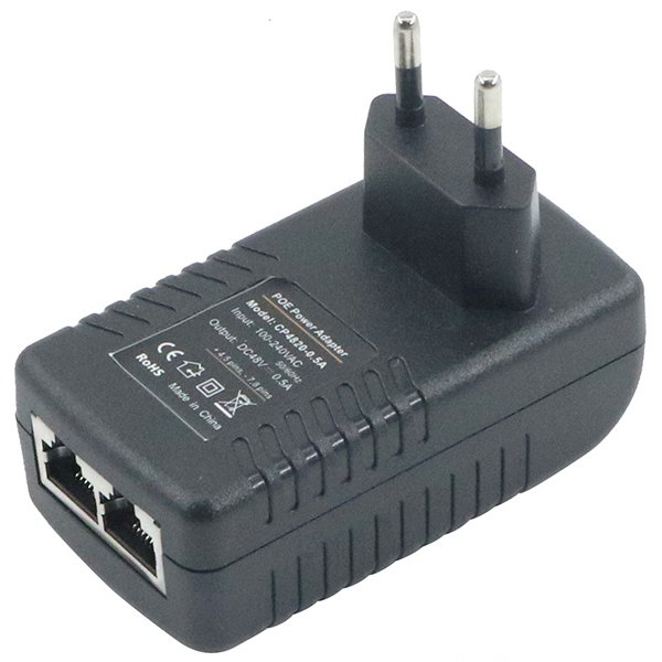 XtendLan PoE injektor pasivní 48V/0,5A, 1000Base-T, do zásuvky XL-POE-48VG