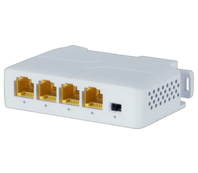 XtendLan PoE/LAN extender, 1x PoE-in 90W 802.3bt, 3x PoE-out 60W 802.3af/at, Gigabit XL-POEXT-30G3