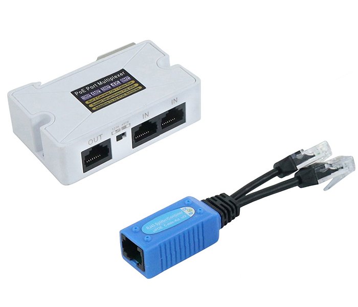 XtendLan POE2V1, 2x Data+PoE po jednom UTP kabelu, 100Mbit XL-POE2V1