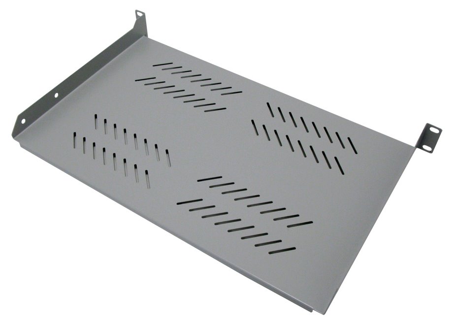 XtendLan Police 280mm, univerzal, 1U, 25kg nosnost, šedá CPOLIC1U28-G