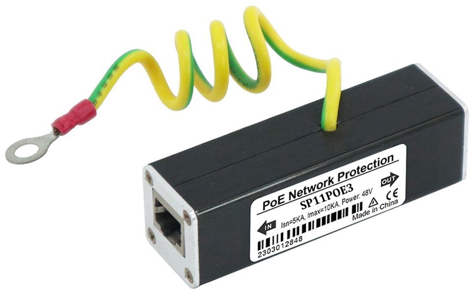 XtendLan Přepěťová ochrana UTP vedení s PoE, 100Mbit, zapojení End-span, 2x RJ-45 SP11POE3