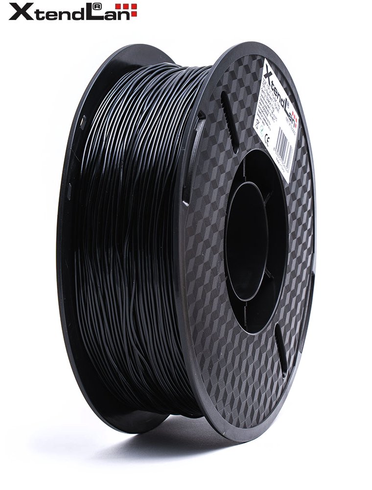 XtendLAN TPU filament 1,75mm černý 1kg 3DF-TPU1.75-BK 1kg
