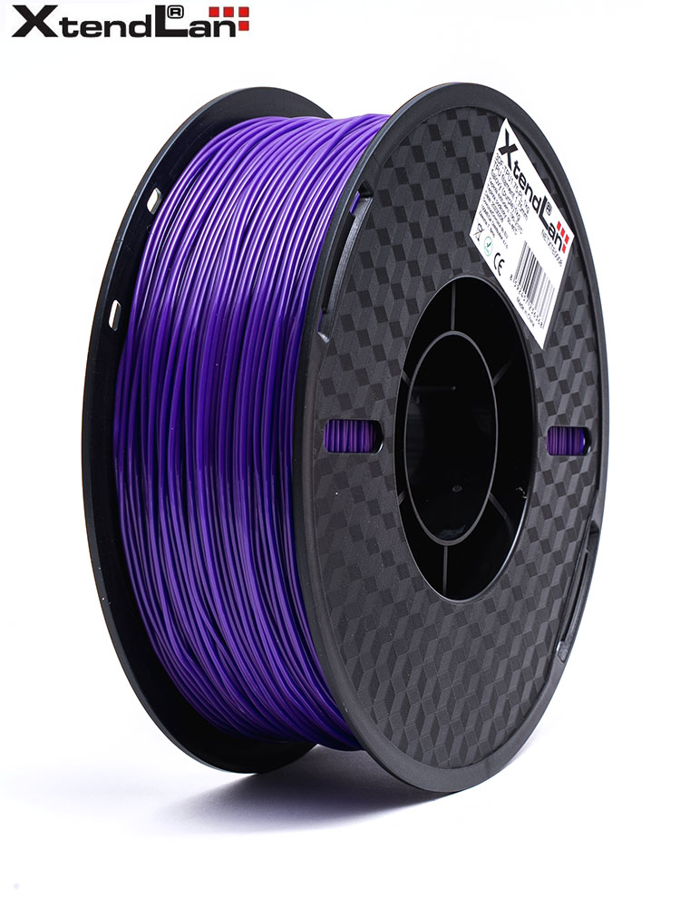 XtendLAN TPU filament 1,75mm fialový 1kg 3DF-TPU1.75-PL 1kg