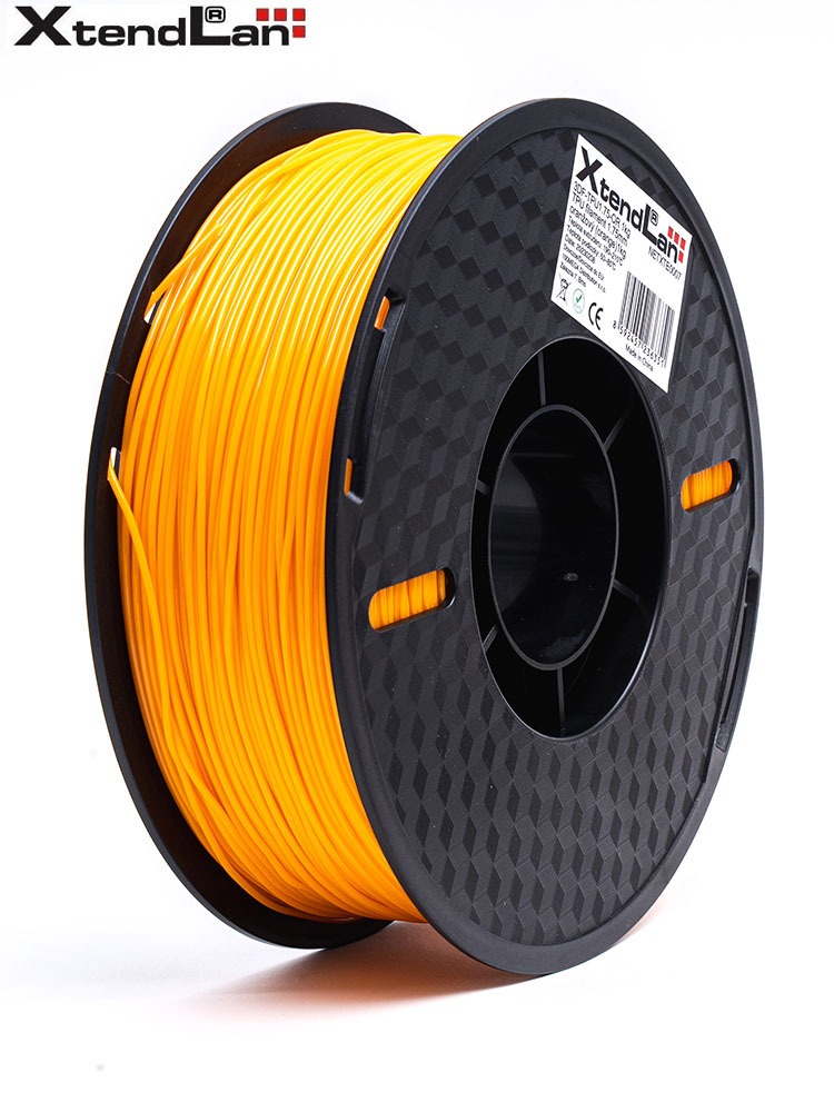XtendLAN TPU filament 1,75mm oranžový 1kg 3DF-TPU1.75-OR 1kg
