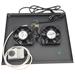 XtendLan Ventilace pro stojanové rozvadeče ECO hloubky 600mm, 2x ventilátor s termostatem SFAN602-BTERMO