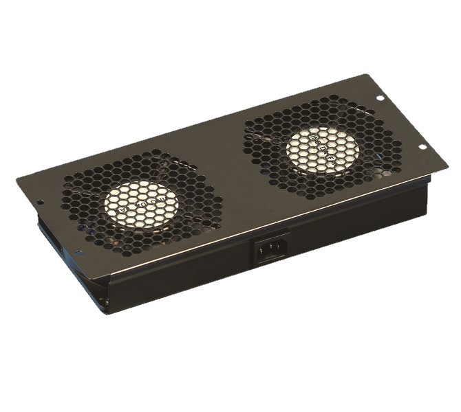 XtendLan Ventilace pro stojanové rozvaděče Telco hloubky 600,800,1000,1200mm, 2x ventilátor SFANG02