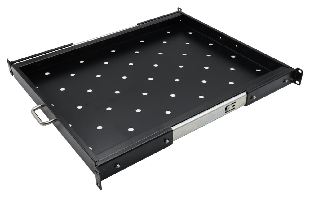 XtendLan Výsuvná police 550mm pro stojanové rozvaděče BVPOLICE6055-BLACK