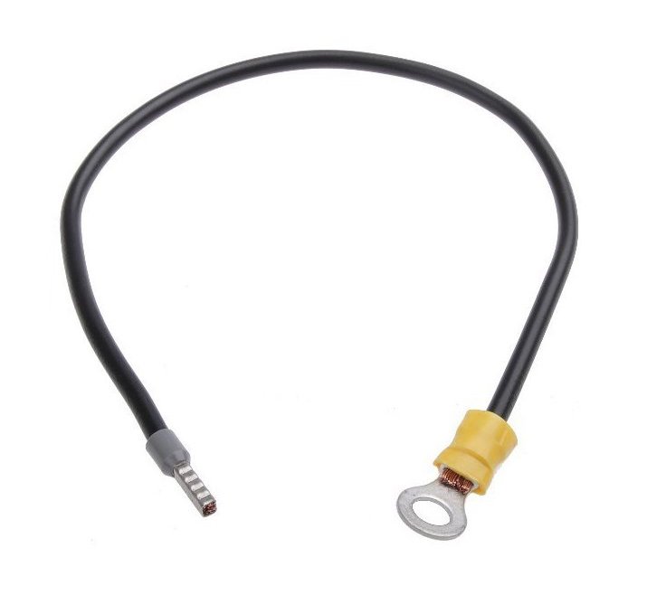 XtendSolarmi DC kabel pro připojení baterie, 100cm, 10mm2, očko M8 - dutinka KAB-100-10-M8-D