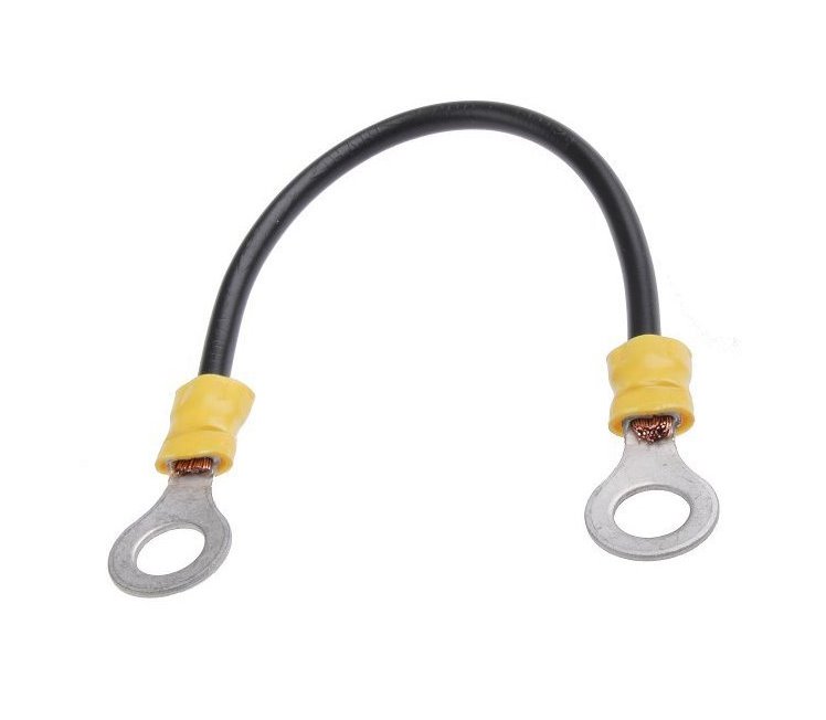 XtendSolarmi DC kabel pro spojení baterií, 100cm, 4mm2, 2x očko M8 KAB-100-04-M8-M8