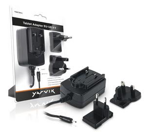 Yarvik AC Adaptér 9V/2500mA EU/UK YAC201