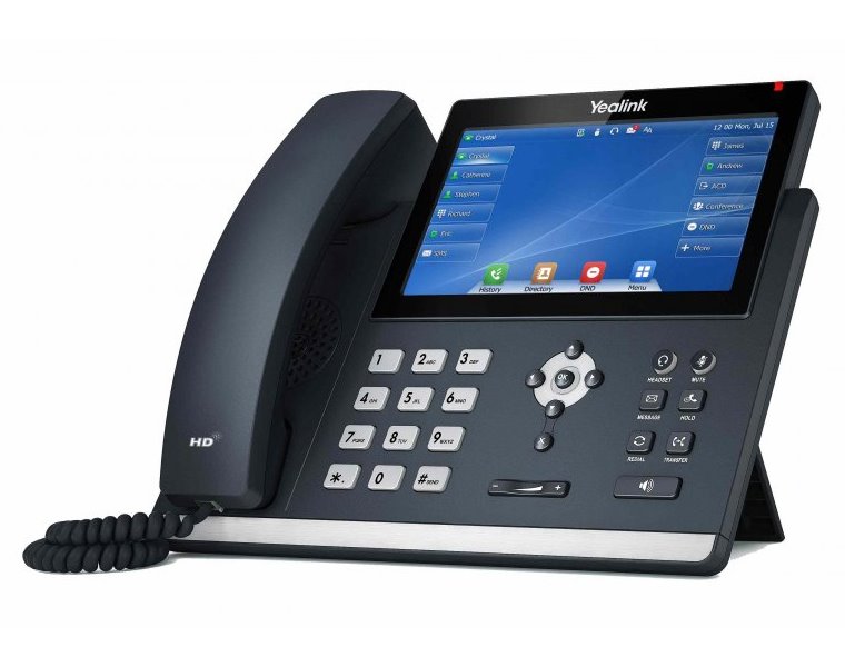 Yealink SIP-T48U SIP telefon, PoE, 7" 800x480 LCD, 29 prog.tl.,2xUSB, GigE
