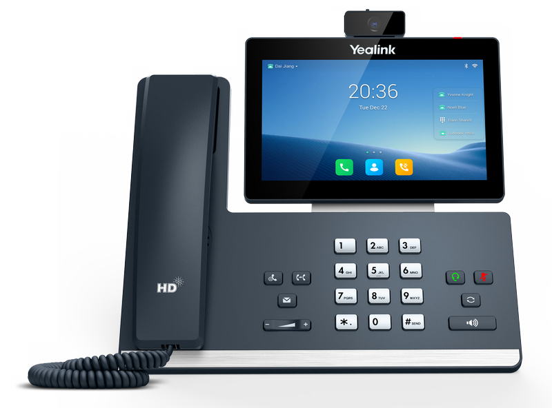 Yealink SIP-T58W SIP telefon s kamerou, Android, PoE, 7" bar. dot. LCD, GigE SIP-T58Wcamera