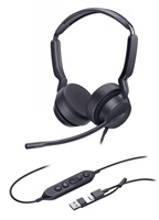 Yealink UH42 Dual UC USB-C/A, náhlavní souprava na obě uši UH42DualUCUSB-C/A