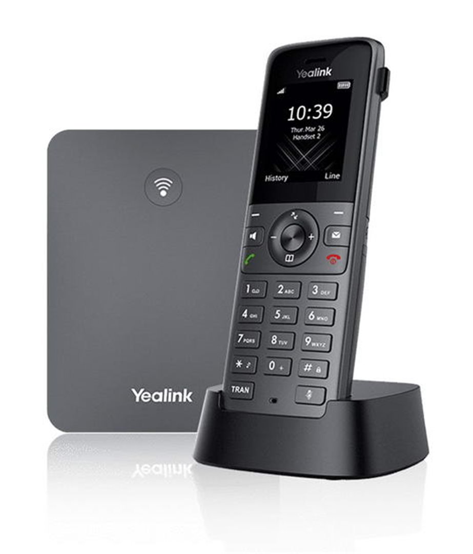 Yealink W73P, IP DECT báze+ručka, PoE, 1,8" bar.disp., až 10 ruček