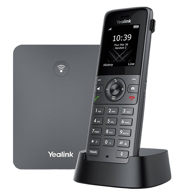Yealink W73P_V4 IP DECT báze+ručka, PoE, 1,8" bar.disp., až 10 ruček 10002235