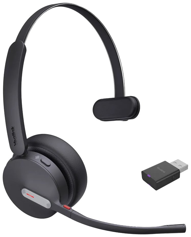 Yealink WH64 Hybrid Mono Teams, DECT bezdrátová náhlavní souprava 10001953