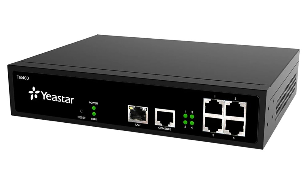 Yeastar NeoGate TB400, IP ISDN2 brána, 4xBRI, 1xLA 10001115