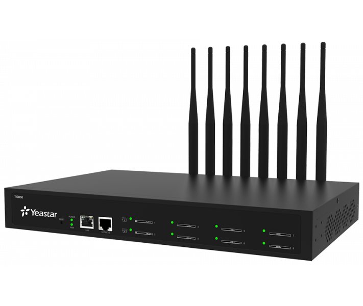 Yeastar NeoGate TG800, IP GSM Brána, 8x GSM port, 1x LAN 10000198