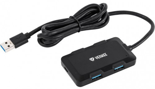 YENKEE YHB 4341BK Hub 4x USB 3.0 černý 45013121