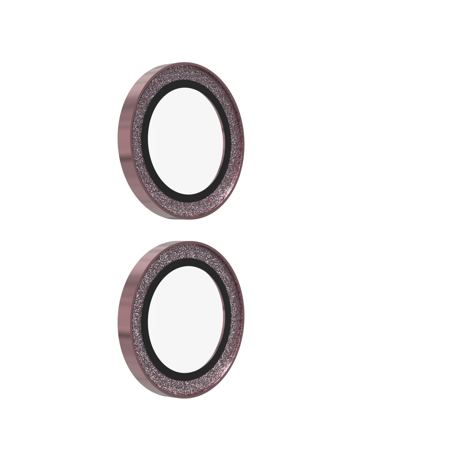 ZAGG Ochranná čočka Premium pro Apple iPhone 17/16/16+ - růžová třpytka 200119627