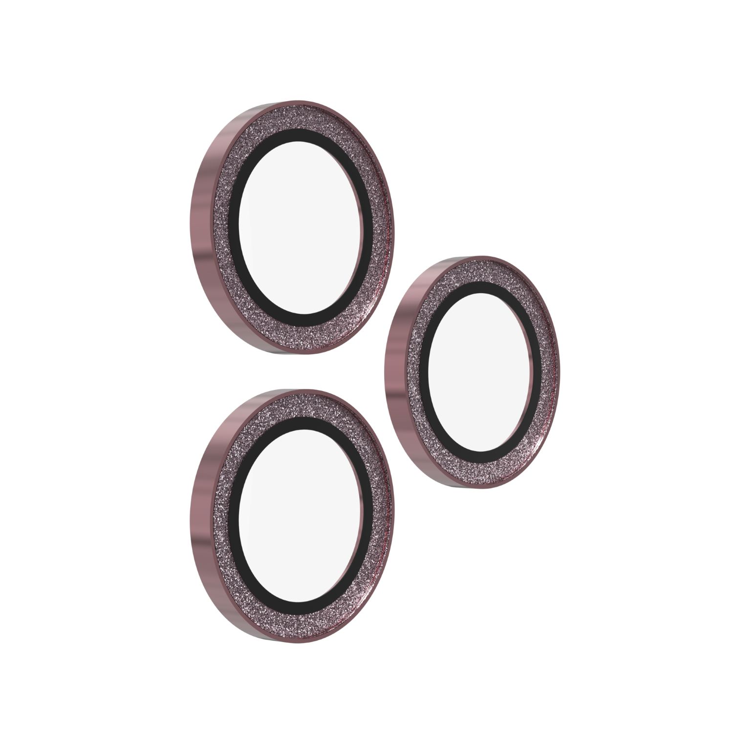 ZAGG Ochranná čočka pro Apple iPhone 17 Pro/Pro Max/16 Pro/Pro Max/15 Pro/Pro Max - růžová třpytka 200119629