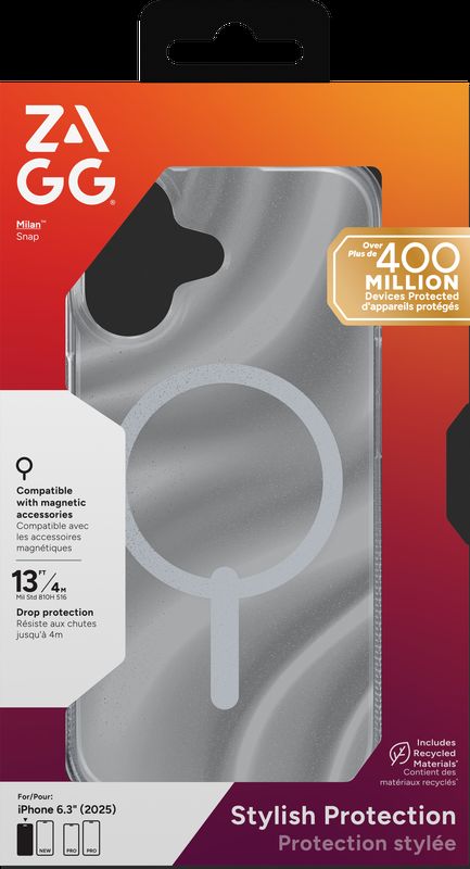 ZAGG Ochranný kryt Milan Snap Apple 17 Glitter Swirl 702318992