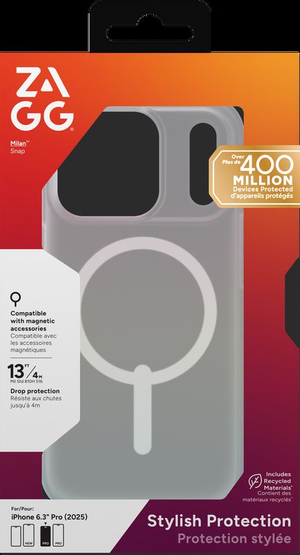 ZAGG Ochranný kryt Milan Snap Apple 17 Pro Iridescent 702319018