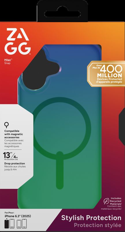 ZAGG Ochranný kryt Milan Snap Apple 17 Raven Feather 702319012