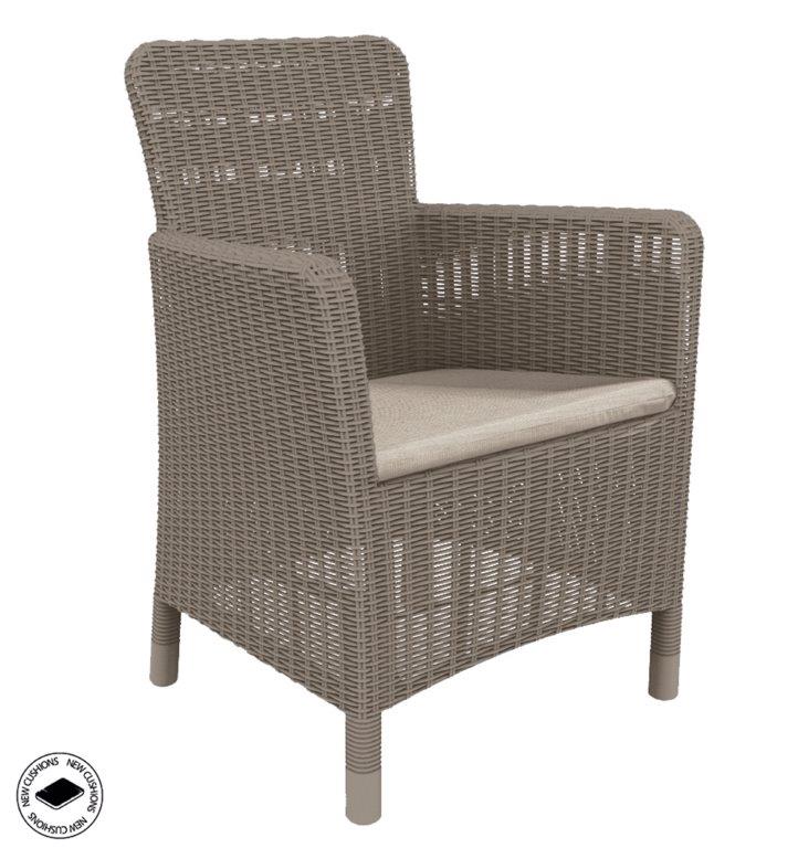 Záhradné kreslo Keter Trenton cappuccino 227854