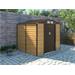 Záhradný domček G21 GAH 407 - 213 x 191 cm, hnedý GAH-407-ZNWW-2S0