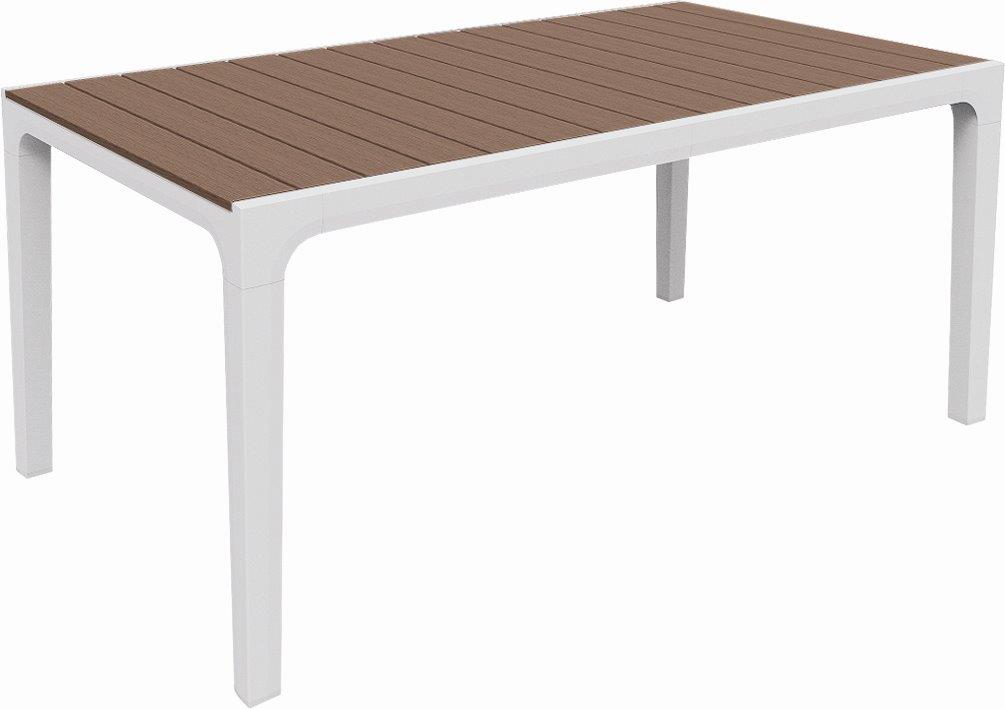 Záhradný stôl Keter Harmony biely / cappuccino 230684