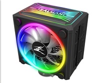 Zalman chladič CPU CNPS16X Black / 120 mm ventilátor / 4 heatpipe / RGB / PWM / 165 mm výška / černý