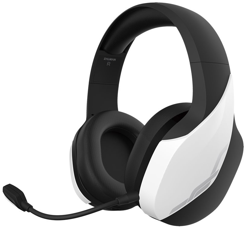Zalman headset ZM-HPS700W / herní / náhlavní / bezdrátový / 50mm měniče / 3,5mm jack / bíločerný ZM-HPS700W WH